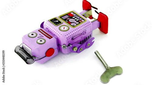 the little purple robot has a tantrum