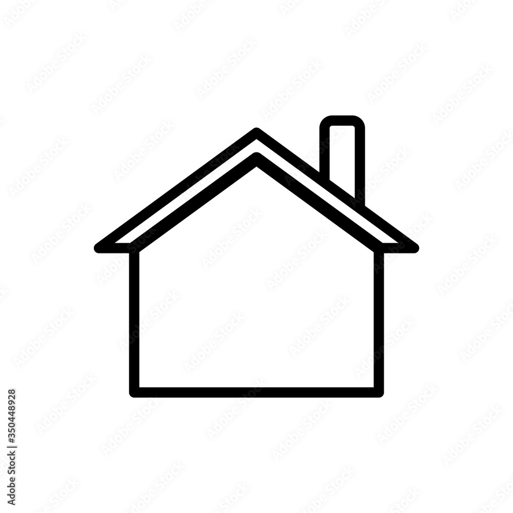 Love Home Stay Home Icon Design Vector Template Love Home Stay Home Icon Design Vector Template