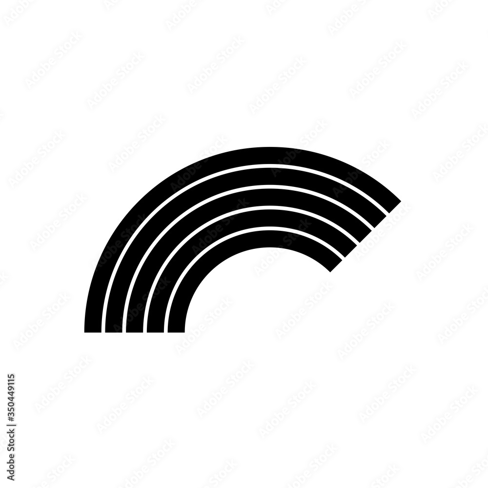 Rainbow Icon Vector Design Template Rainbow Icon Vector Design Template