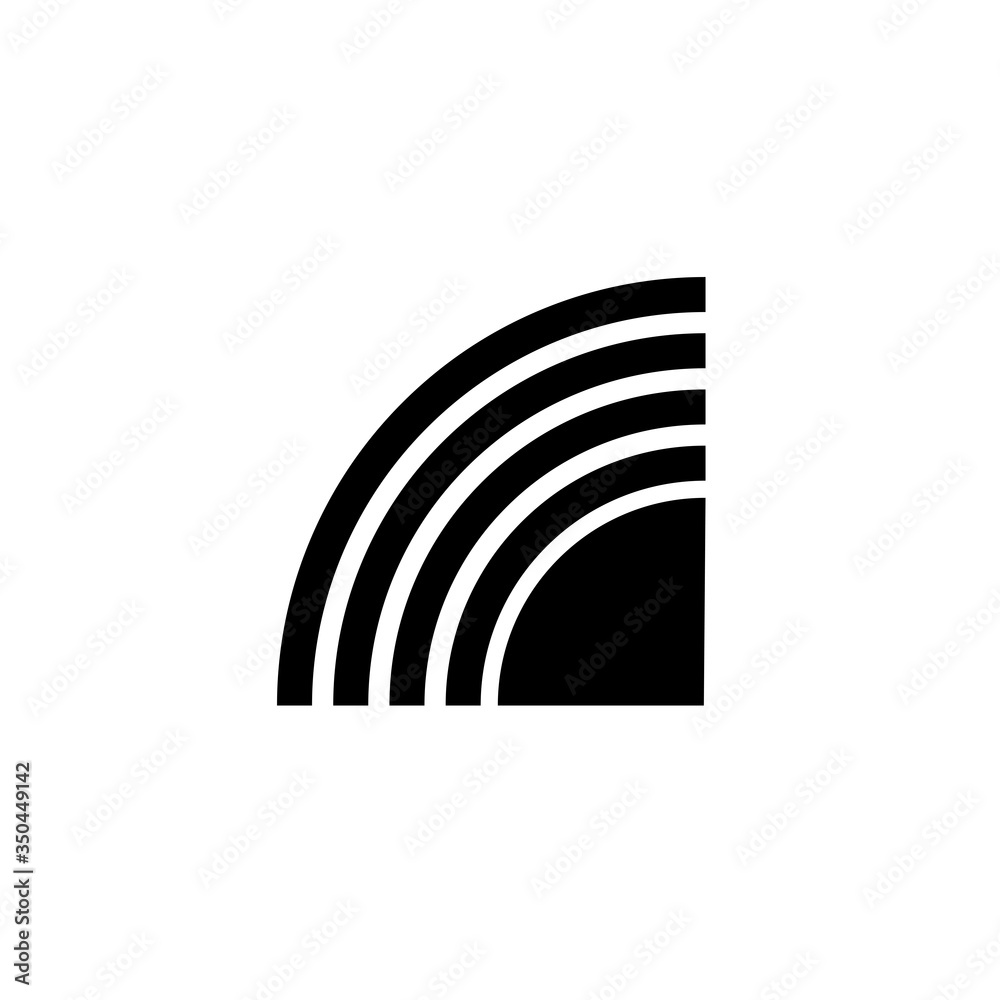 Rainbow Icon Vector Design Template Rainbow Icon Vector Design Template