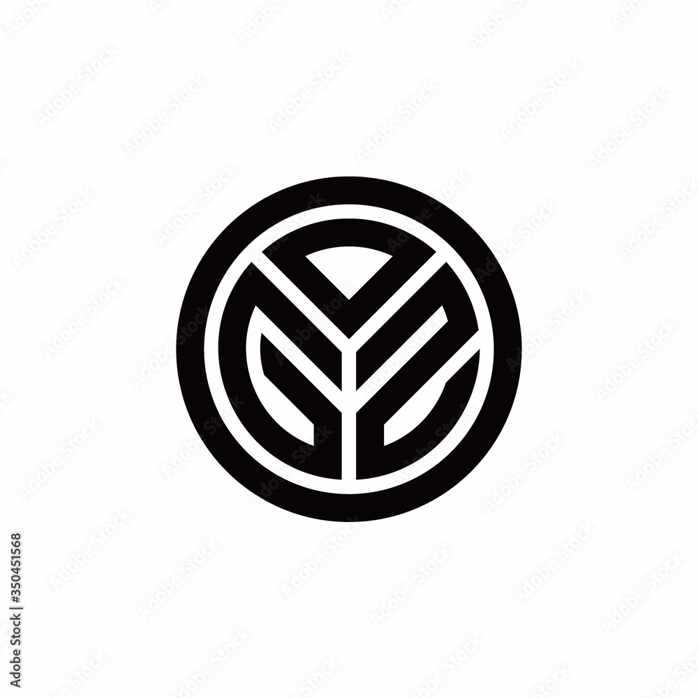 GZ monogram logo with circle outline design template GZ monogram logo with circle outline design template
