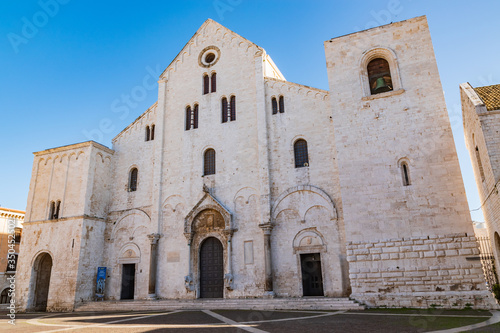 Basilica cathedral church of St. Nicola. Bari. Puglia. Italy.
