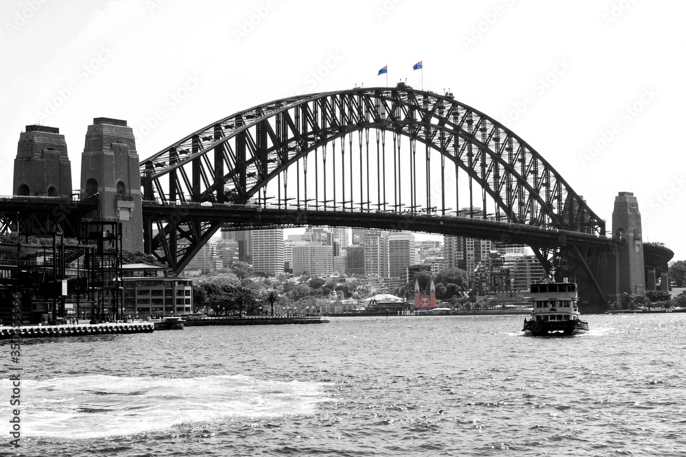 Obraz premium sydney harbour bridge australia
