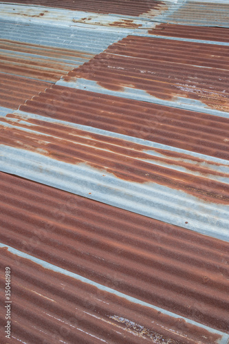 Grunge of zinc roof sheet background