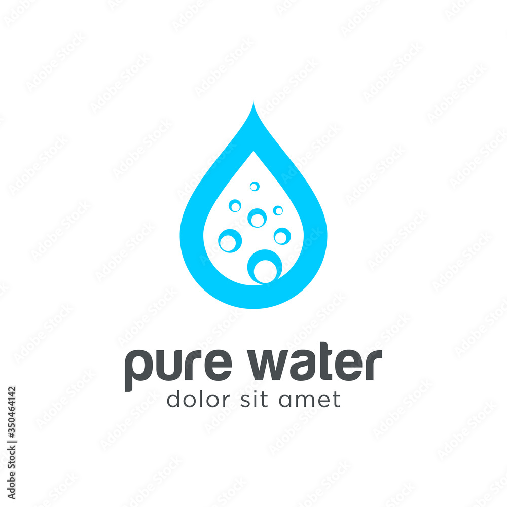 Water Drop Logo Design Vector Template Water Drop Logo Design Vector Template
