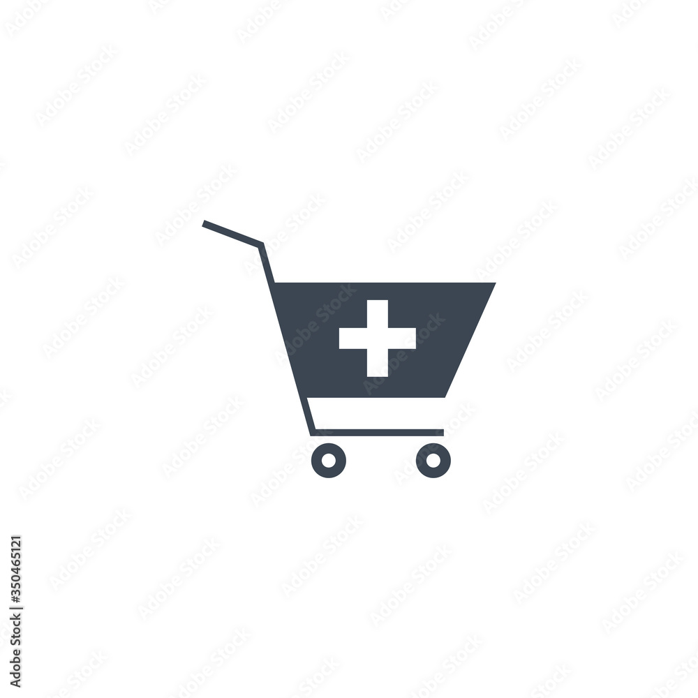 Drugstore Shopping related vector glyph icon. Isolated on white background. Vector illustration. Drugstore Shopping related vector glyph icon. Isolated on white background. Vector illustration.