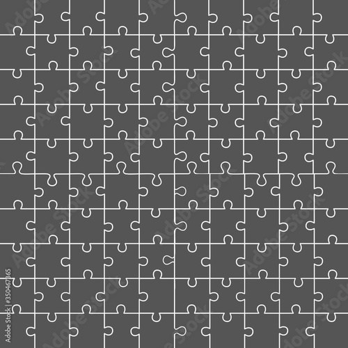 Jigsaw puzzle pieces background.