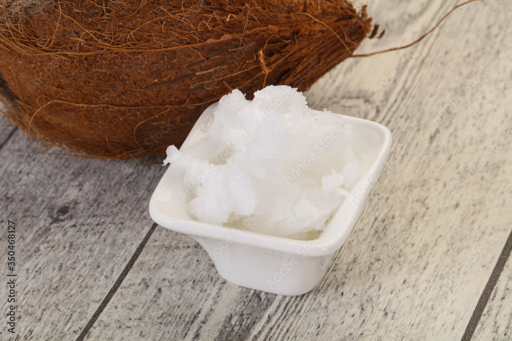 Dietary Coconut oil in the bowl Dietary Coconut oil in the bowl
