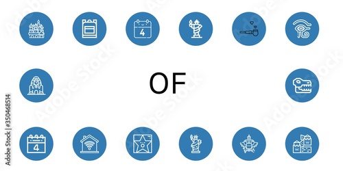of simple icons set