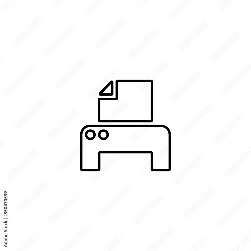 Printer icon. Scanner sign. Laser jet, ink jet printers. Document, image printouts symbol. Office tool and equipment icon for perfect web and mobile design. Printer icon. Scanner sign. Laser jet, ink jet printers. Document, image printouts symbol. Office tool and equipment icon for perfect web and mobile design.