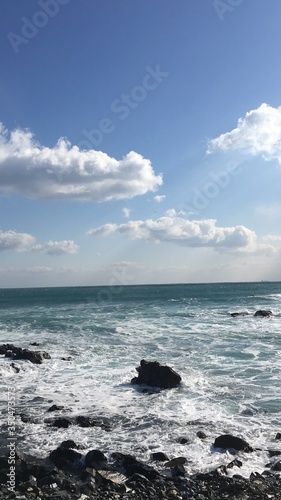 waves on the sea