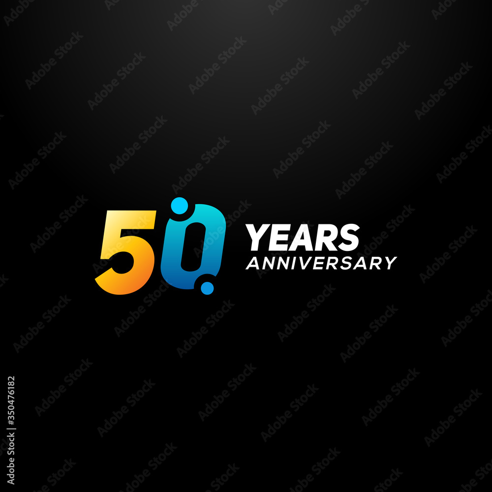 50 Years Anniversary Vector Design 50 Years Anniversary Vector Design