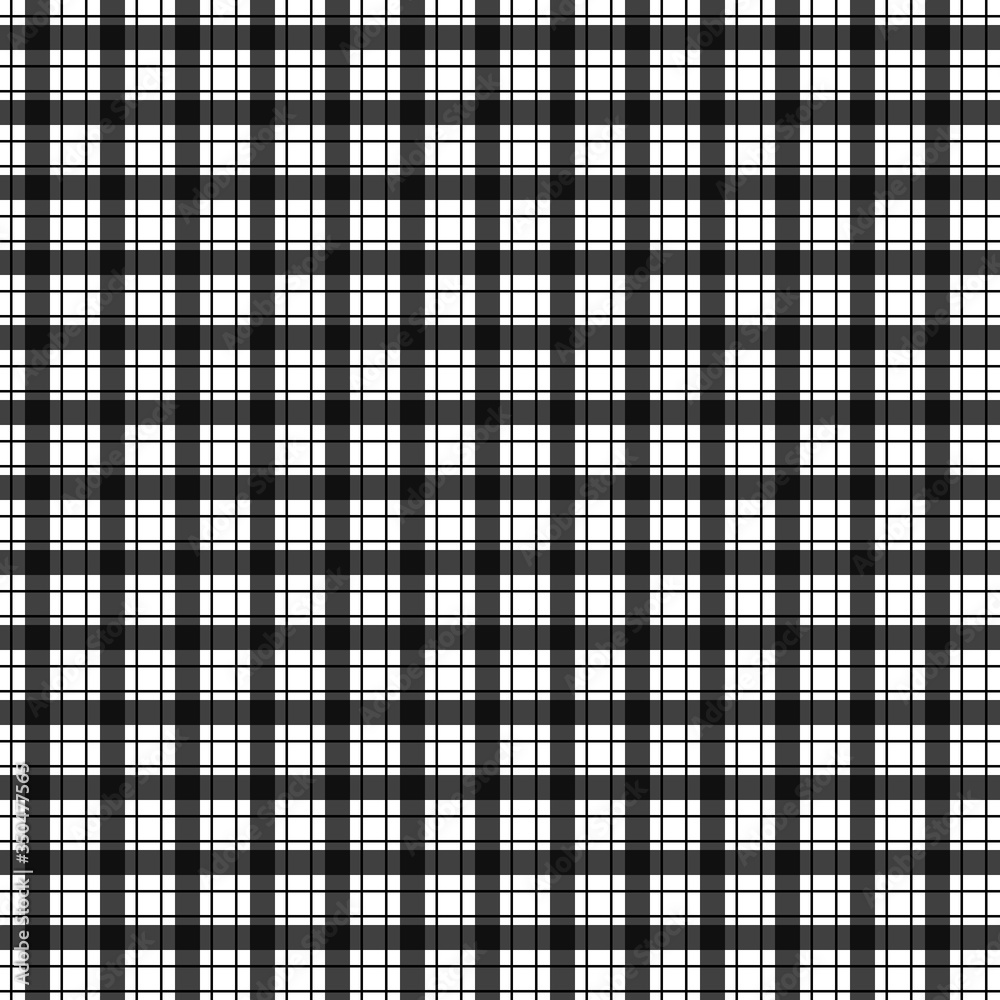 Beautiful Black Striped Modern Design Plaid 