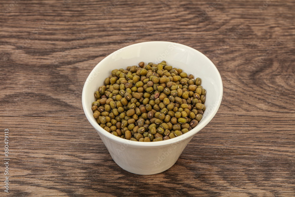 Vegetarian cuisine - dry green lentil Vegetarian cuisine - dry green lentil