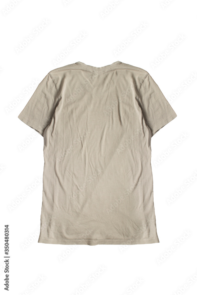 Grey t-shirt isolated Grey t-shirt isolated