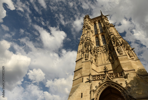 Saint-Jacques Tower (Tour Saint-Jacques) in Paris, France.