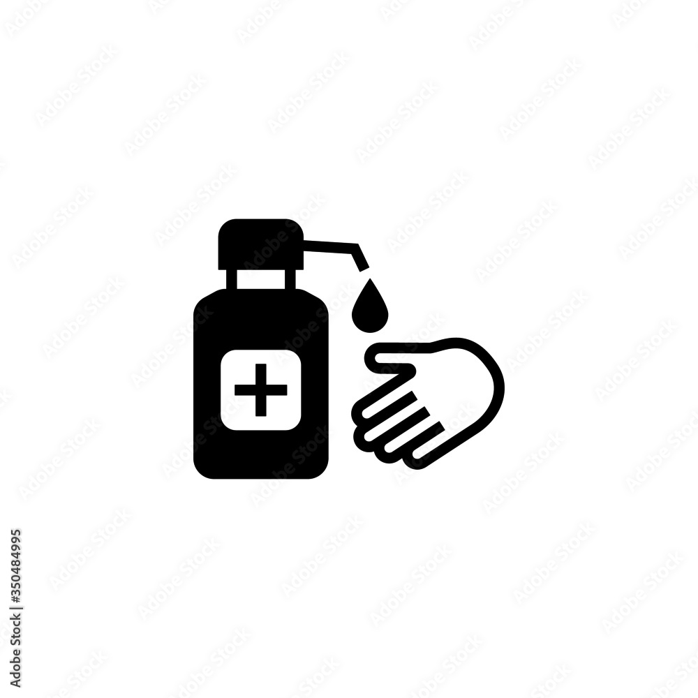 hand sanitizer icon in black solid flat design icon isolated on white background
hand sanitizer icon in black solid flat design icon isolated on white background