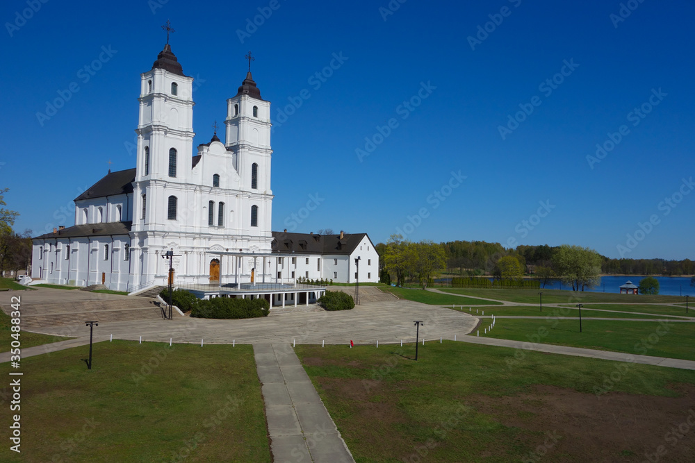 Aglona church in Latvia.