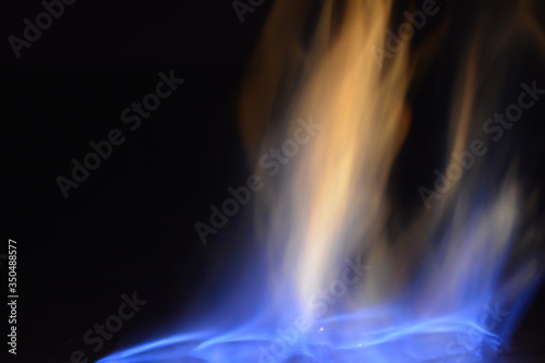 fire in the dark