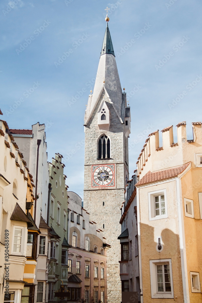 White Tower (Torre Bianca) of Bressanone (Brixen), South Tyrol, Italy