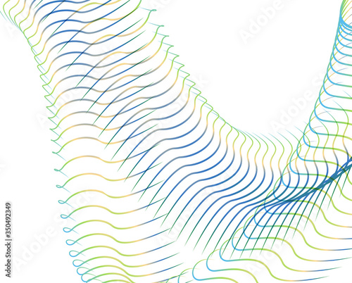 Abstract background blend wave line design for Wallpaper, Banner, Background, Card, Book Illustration, landing page