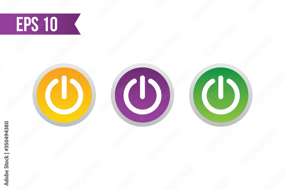 power button icon / start button for websites / applications power button icon / start button for websites / applications