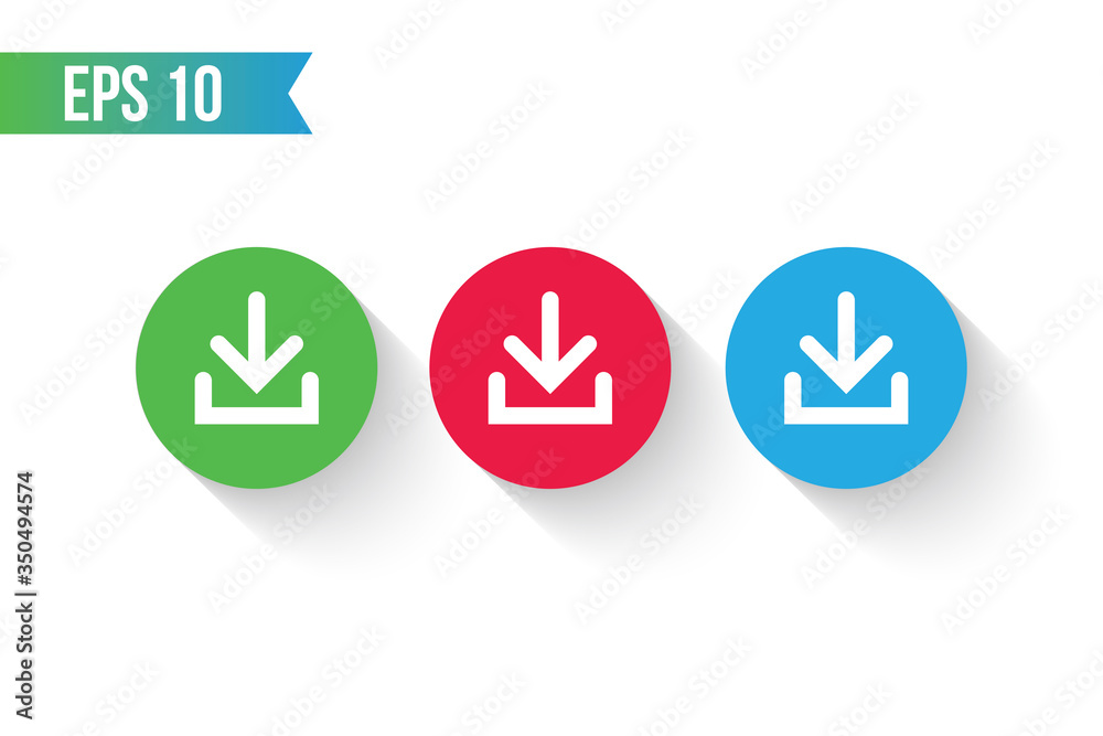 download button icon / start button for websites / applications download button icon / start button for websites / applications