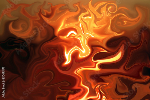 Abstract orange fire glowing background