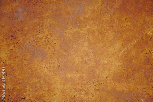 Abstract texture of rusty metal close up