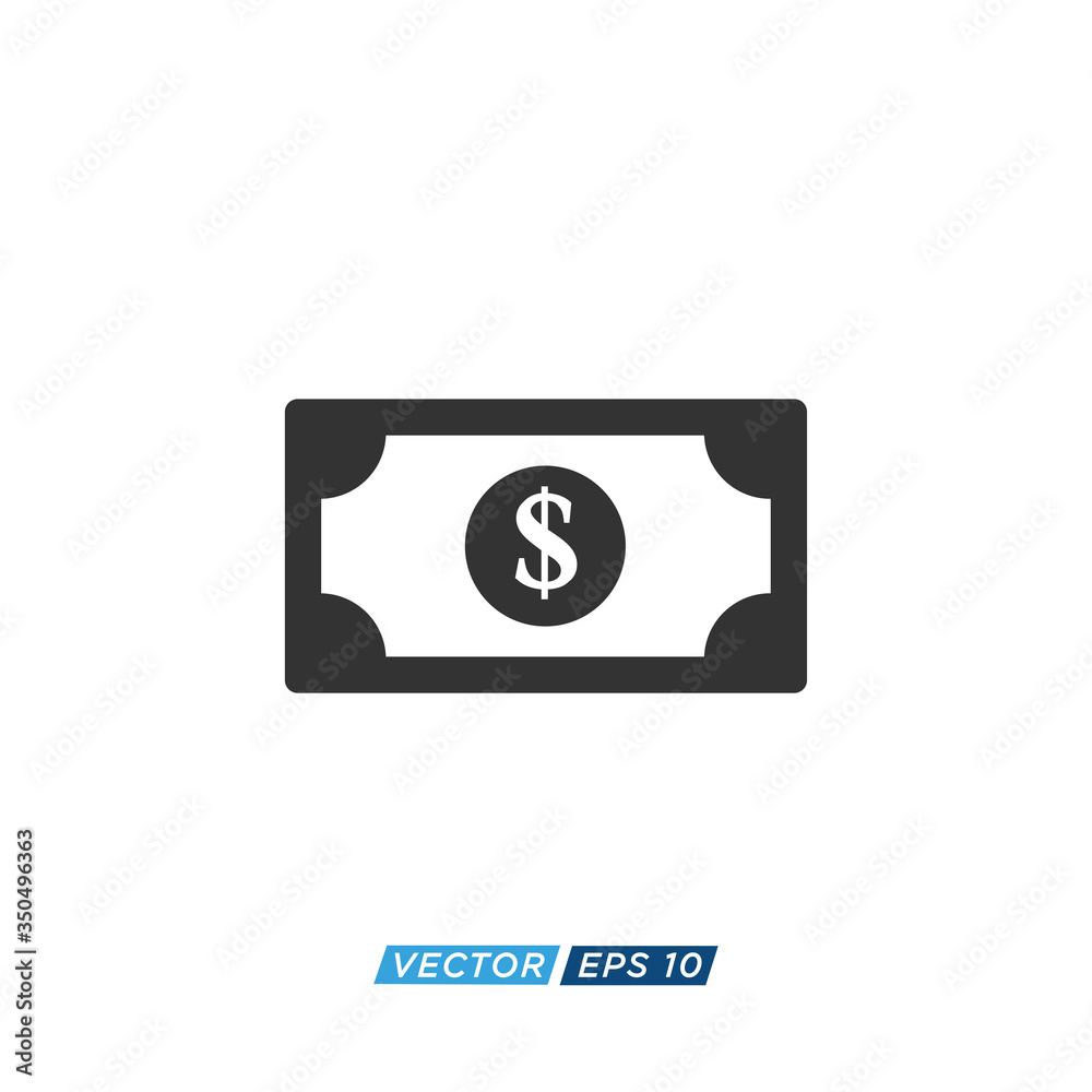 Money Icon Design Vector Template
