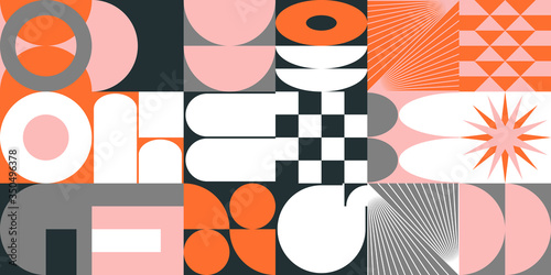 Digital Design Abstract Vector Pattern