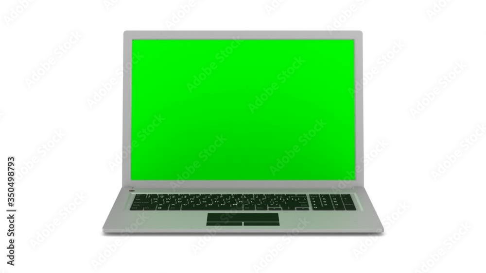 laptop on white background. Isolated 3D render laptop on white background. Isolated 3D render