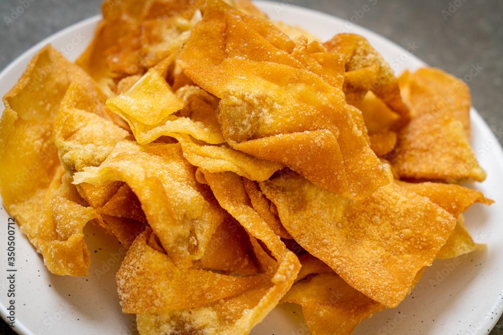 deep fried pork wonton deep fried pork wonton