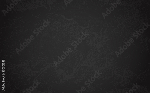 Background for design menu cafe, restaurant, canteen. Chalkboard banner for pizza, drink, coffee, meal, beer, burger. Blank black texture for delivery food. Grunge black board with space for text