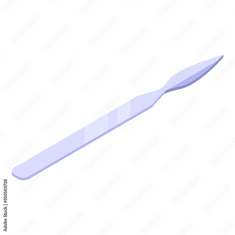 Veterinarian scalpel icon. Isometric of veterinarian scalpel vector icon for web design isolated on white background Veterinarian scalpel icon. Isometric of veterinarian scalpel vector icon for web design isolated on white background