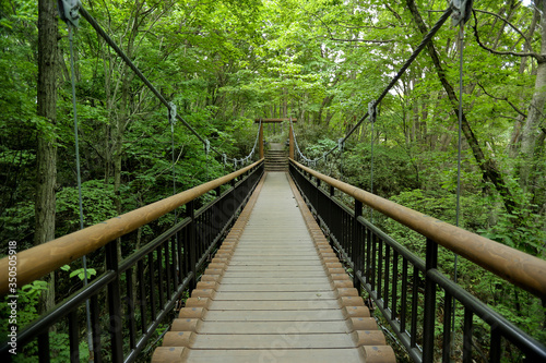 開拓の村のつり橋