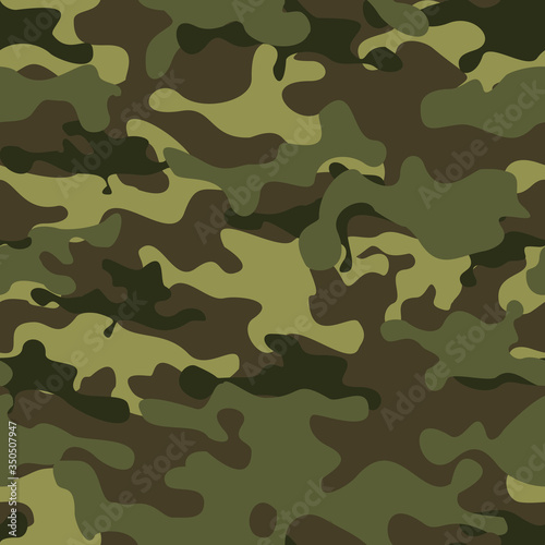 Camouflage seamless pattern.Military background.Print on fabric.Vector.Modern design of clothes.
