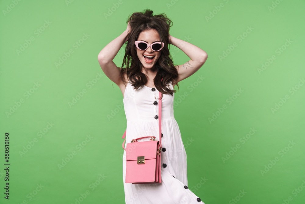 Portrait of a beautiful young brunette girl with long hair Portrait of a beautiful young brunette girl with long hair