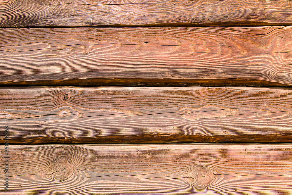 Fototapeta premium Deski z wyraźna strukturą drewna. Tło - stare deski.