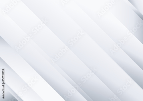 Abstract background white and gray diagonal stripes pattern