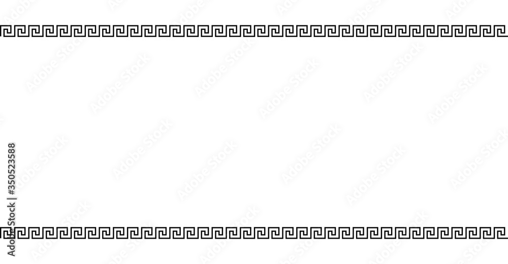greca, meandro, cornice, decorazione, antica grecia Stock Vector ...