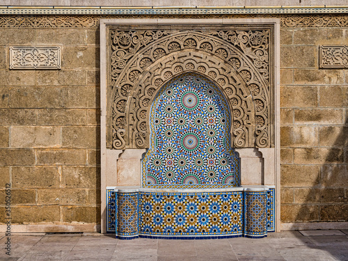 Mausoleum  vom Mahammed den 5 Rabat Marokko.. photo