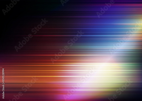 Abstract speed lines on with colors background