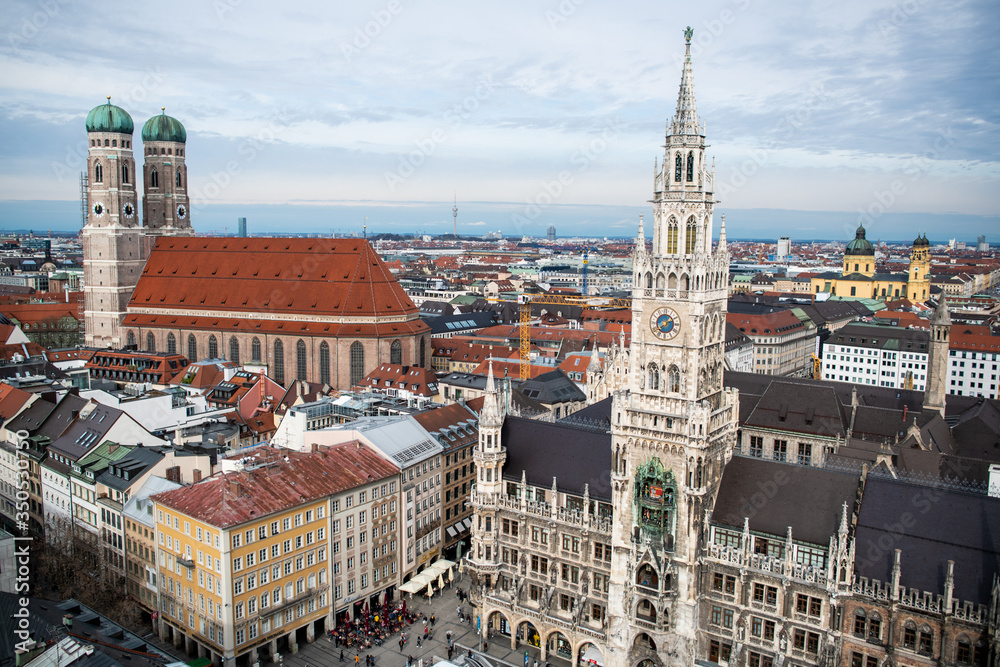 Naklejka premium Munich Rooftops