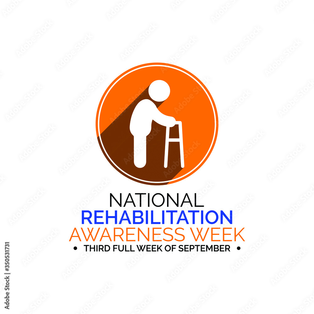 Vector illustration on the theme of National Rehabilitation awareness week observed each year in third full week of September. Vector illustration on the theme of National Rehabilitation awareness week observed each year in third full week of September.