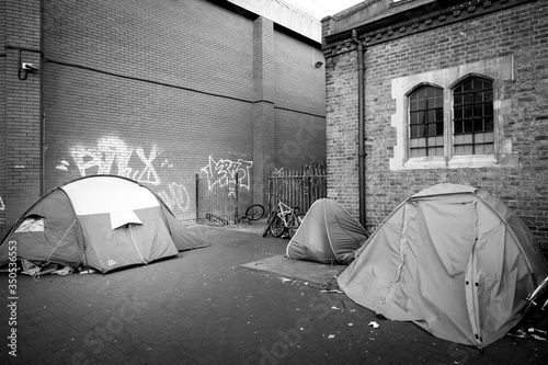 people living in tents on the street in Brighton in the 5th richest country in the world