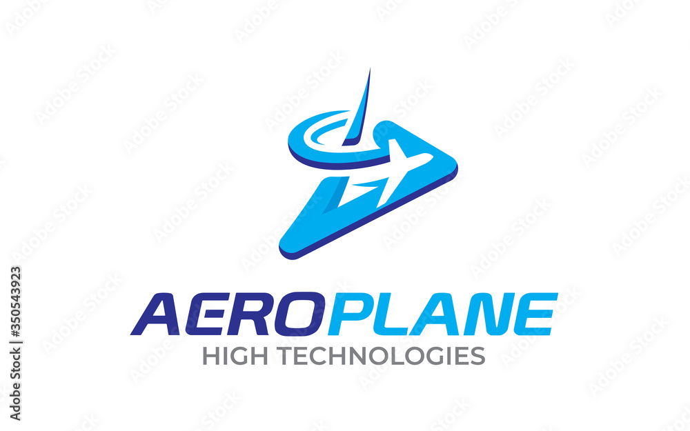Creative Aero, Airplane Logo design template