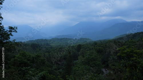 beautiful long hill view in kerala