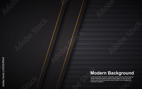 Illustration vector graphic of Abstract background diagonal black color modern design