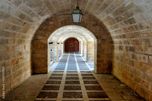 beautifully symmetrical stone tunnel © Sebastian